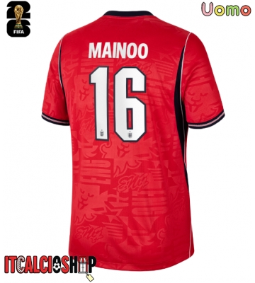Inghilterra Kobbie Mainoo #16 Seconda Maglia Mondiali 2026 Manica Corta